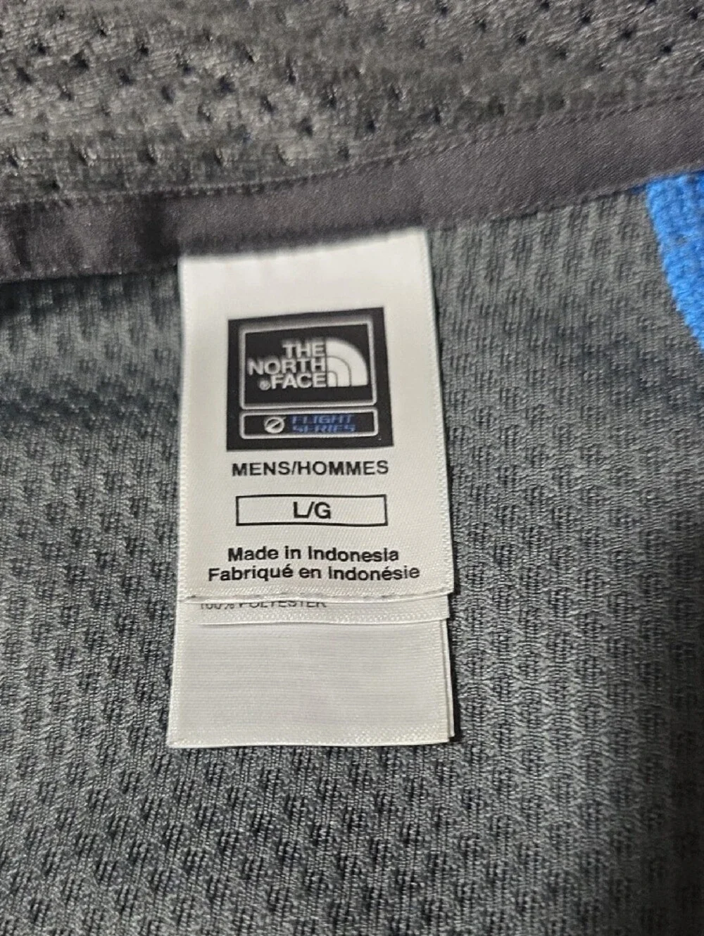 The North Face Flight Series Pullover Men's Sz L Blue Black Quarter Zip long Slv